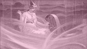 Frigg spinning the clouds, by John Charles Dollman