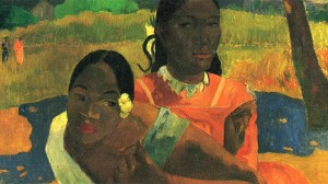 A scene from Nafea Fas Ipoipo (When Will You Marry) by Paul Gauguin