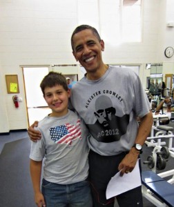 Obama in aleister-crowley t shirt