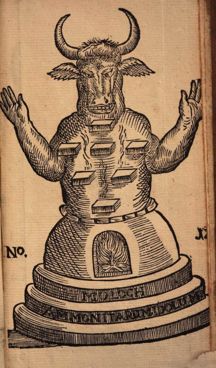 Illustration from Curiositez inouyes, hoc est, Curiositates inauditae de figuris Persarum ... - Michael Jacques Gaffarel 1676 
