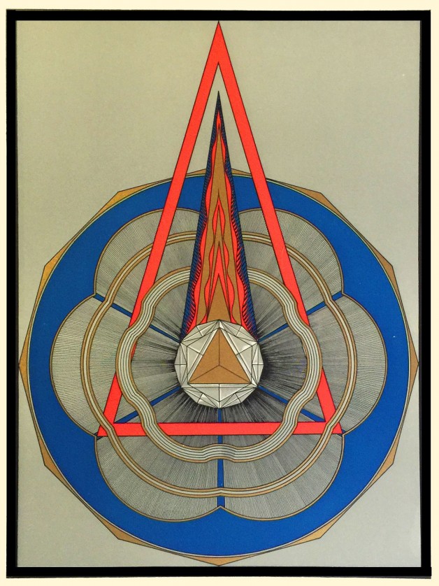 Selection from Theosophical prints c. 1930’s, European Om Mani Padme Hun