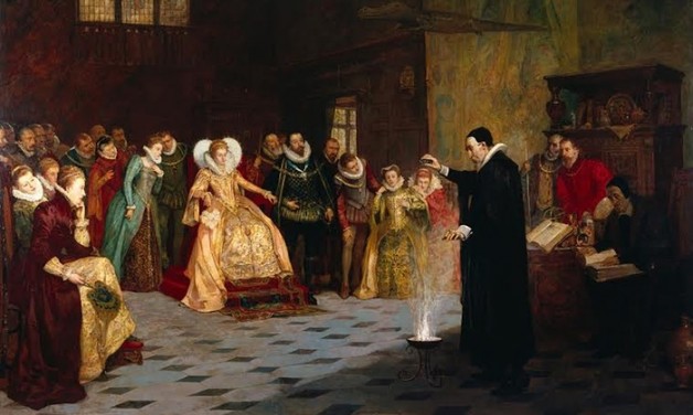  John Dee performing an experiment before Elizabeth I, by Henry Gillard Glindoni. Photograph: Wellcome Library 