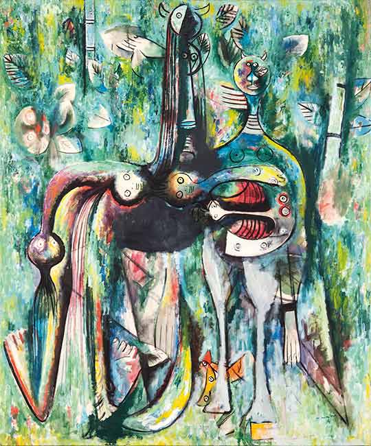 The Sombre Malembo God of the Cross Roads - Wilfredo Lam 