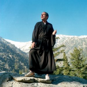 Leonard Cohen as monk