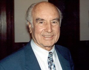 Albert Hofmann, Lugano, Switzerland, at the 50th Anniversary of LSD Conference sponsored by Sandoz Ph. armaceuticals and the Swiss Psycholitic Association of Analysts