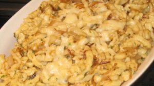 kaesespaetzle, a noodles and cheese dish