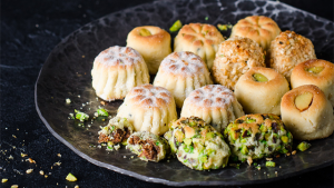 maamoul -- pastry with pistachios