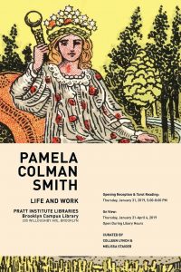 Advertising Poster for Pamela Coleman Smith exhibit