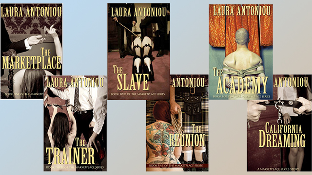 Book covers from The Marketplace Series
