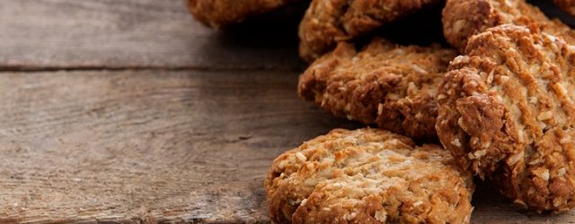 Oatcakes on a wood table