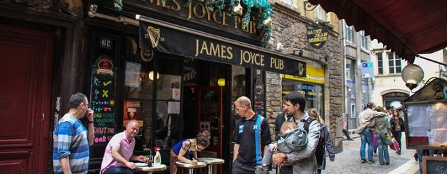 James Joyce Pub on Saint Jean Street in Lyon, France