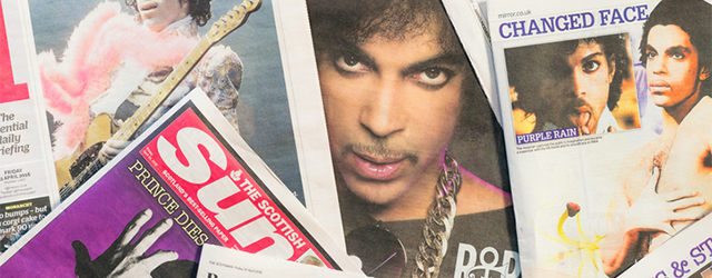 Newspaper tributes to Prince following his passing