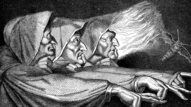 the three Macbeth witches