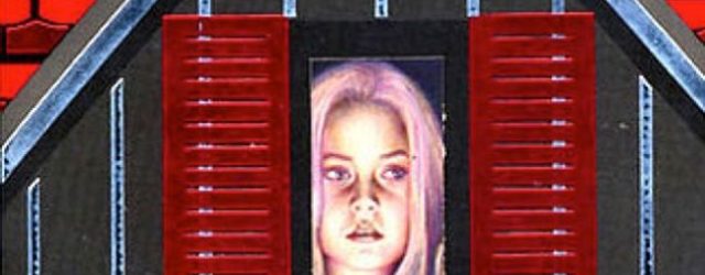 The cover image from Flowers in the Attic showing a young woman looking out a window