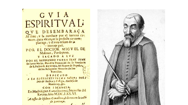 Miguel de Molinos and the cover of his spiritual guide