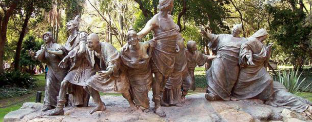 Saturnalia by Ernesto Biondi (1909), at the Buenos Aires Botanical Gardens