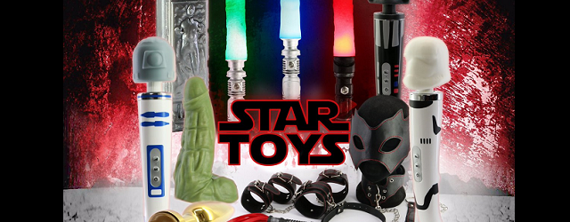 A selection of Star Wars themed sex toys