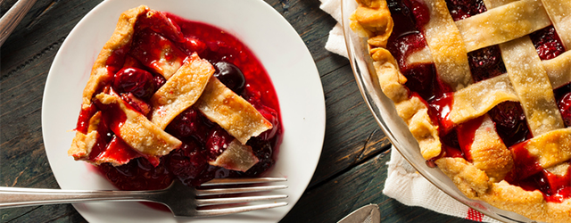 delicious homemade cherry pie