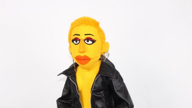 A puppet inspired by Kathy Acker