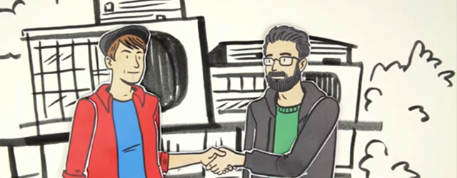 A handshake in a scene from handshakes and consent video