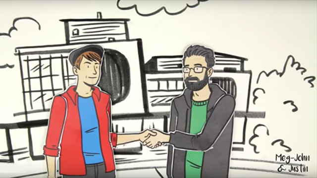 A handshake in a scene from handshakes and consent video