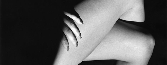 A photograph of a woman's legs