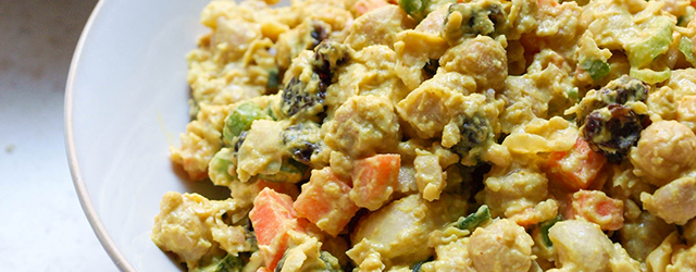 curried chickpea salad