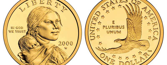 Sacagawea Gold Dollar Coin