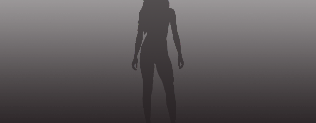 A silhouette of a person standing in the shadows