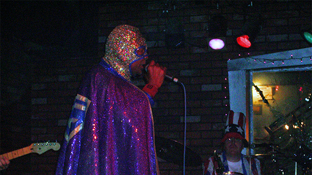 Blowfly on stage in 2005