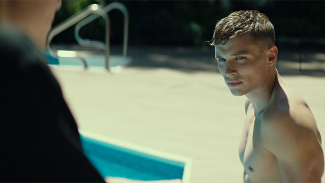 A poolside scene from Giant Little Ones
