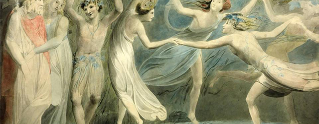 Painting of spirits dancing